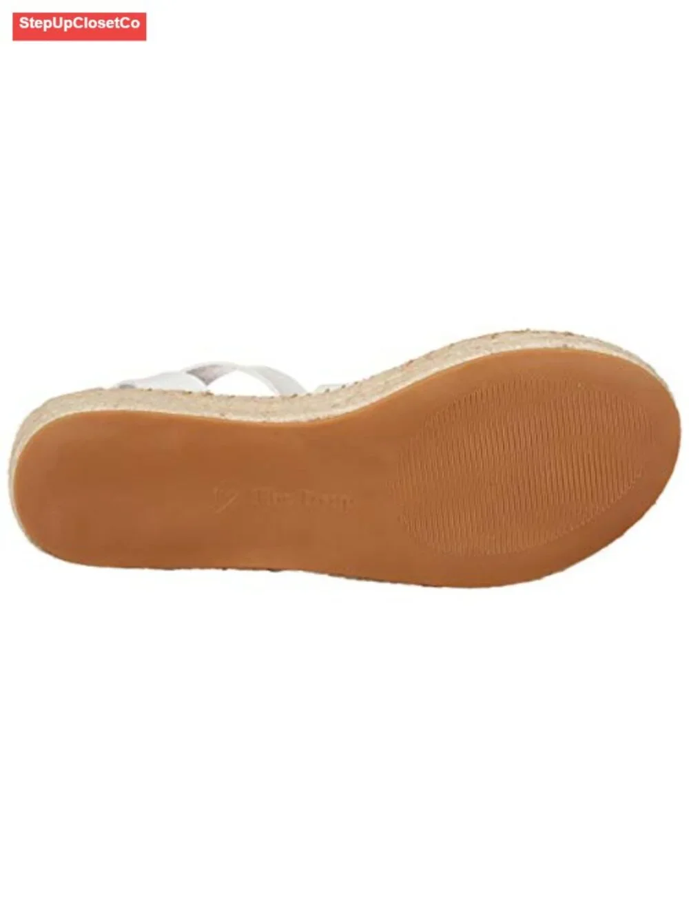 Espadrille Wedge Sandals with Ankle Strap - Platform